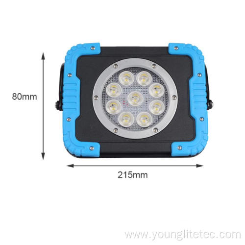 Powerful 6600mAh rechargeable led spot flood work light